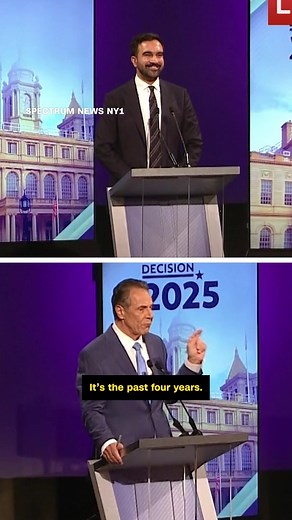 New York City mayoral candidates Andrew Cuomo (I), Zohran Mamdani (D), and Curtis Sliwa (R) faced off in their second and final debate, with some rather heated exchanges.