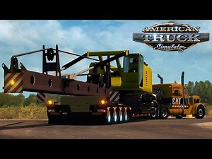 American Truck Simulator: Oversize Load - Huge pile driving ram - Camp Verde to Phoenix Arizona