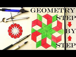 Geometric Pattern | Step by Step Making | Easy Islamic Geometry