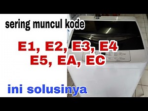 Mengatasi Kode Error mesin cuci sharp