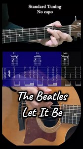 629K views · 7.2K reactions | The Beatles - Let It Be strumming guitar pattern easy tutorial with Tabs. #TheBeatles #LetItBe #GuitarTutorial #EasyGuitar #StrummingPattern #GuitarTabs #BeginnerGuitar #LearnGuitar #PlayLetItBe #MusicLessons #guitarlessons #acousticguitar | Six String Serenade | Facebook