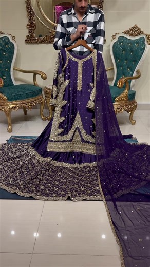 Rajasthani Purple Bridal Dress – A Luxury Masterpiece