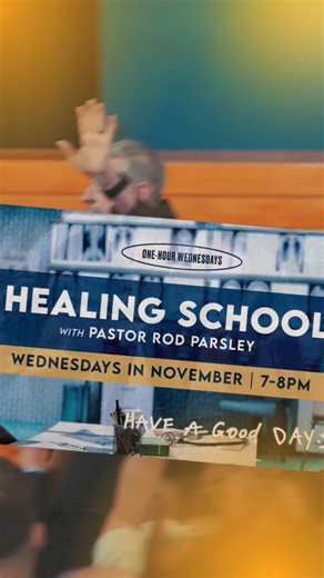 Healing School is in session! 📚 — Join Dr. Rod Parsley for a powerful one-hour experience designed to build your faith and activate the healing power of God in your life. — One Hour Wednesdays | 7PM ET | In Person & Online | Columbus, OH — #HealingSchool #WHCLife #RodParsley #FaithInAction #WorldHarvestChurch | World Harvest Church