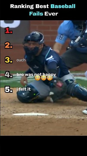 Ranking The Best Baseball Fails Ever