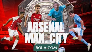 Jadwal Live Streaming Community Shield 2023, Arsenal Vs Manchester City: Tonton di Vidio
