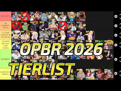 One Piece Bounty Rush 2026 Tier List | W LIST????
