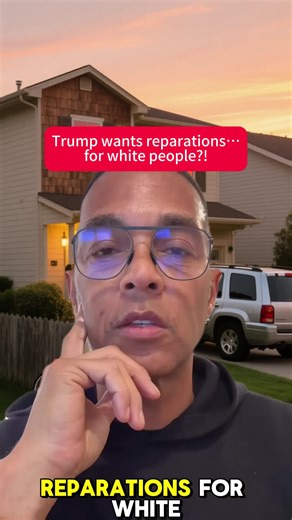 Trump wants reparations for white people?! This is America—let the debate begin #trump #reparations #politics #debate #americandebate #fyp #viral #story #donaldtrump #fypシ #pov #storytime #donlemon #foryou #tiktok