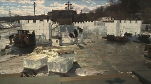 Exploring the new 'Ice Palace Maze' in Stillwater, Minnesota