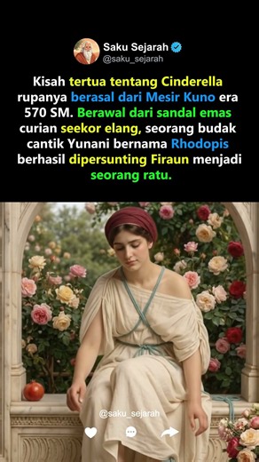 BUKAN DARI EROPA! INI ASAL-USUL ASLI CINDERELLA YANG ASLI! #sejarah