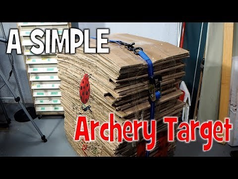 How to make a SIMPLE Archery Target- DIY