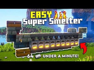 Build a Super Smelter in 2 Minutes! | Minecraft 26.2