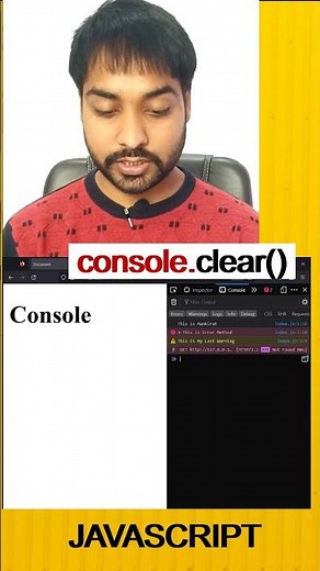 Console Clear in Javascript