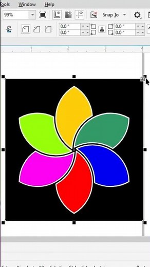 Abstract Floral Vector Design #graphicdesign #tutorial #coreldraw #WebDesign #adobephotoshop #fyp