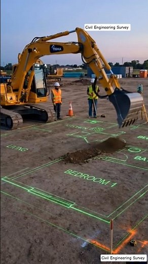 🚨 Essential Laser Layout Before Excavation: Total Station Guide for Your Dream Home Plan! ⛏️🌍