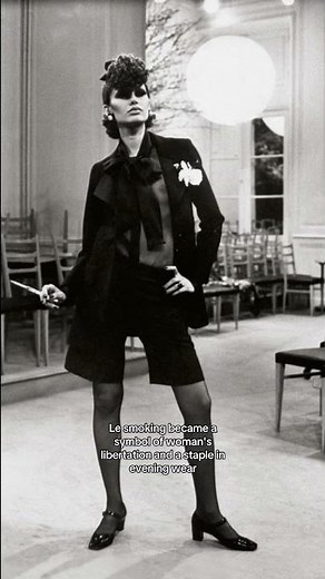1966: Yves Saint Laurent redefines power dressing with ‘Le Smoking’ #fashionhistory #ysl