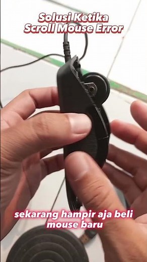 Solusi Ketika Scroll Mouse Error #shorts