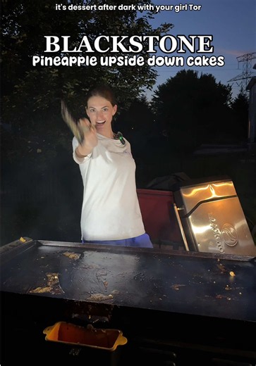 Blackstone Pineapple Upside-Down Cake — Ugly But Yummy