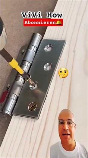 Never make mistakes! How to Install a Door hinge accurately #woodworking #tipps