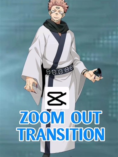 cupcut tutorial zoom transition❤️😊