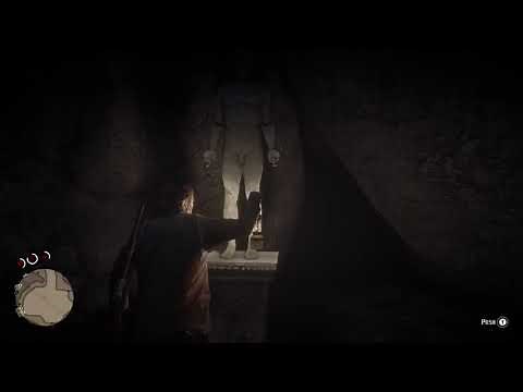 RED DEAD REDEMPTION 2 Window Rock Paintings/Statues/Free Gold Bars Guide!
