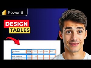 How To Design Tables And Matrix In Power Bi (Easiest Way) (2025 Guide)