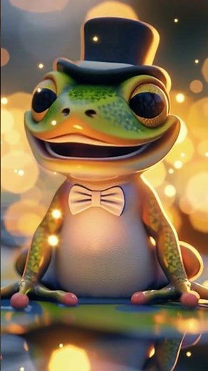 Full Song in the description | Ribbit Ribbit Hop is a super catchy frog dance song for kids✨