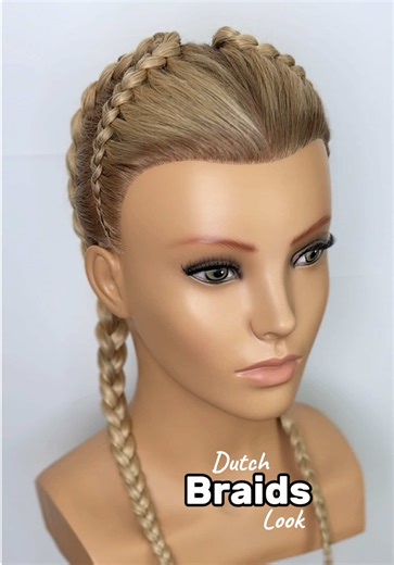 Stylish Dutch Braids Tutorial for Easy Hairstyles