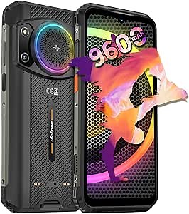 Ulefone Armor 21 Rugged Phone, Infinite Halo 122dB Speaker, MTk Helio G99 16GB+256GB, 64MP+24MP Night Vision Camera, 6.58" FHD+ 120Hz Screen, 9600mAh, Android 15, IR Blaster/NFC/Dock Charging