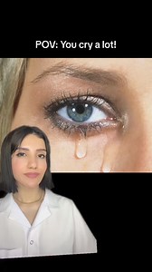 1.7M views · 11K reactions | Did you know that tears are salty and salt can be irritating to the skin Crying a lot can also cause puffy eyes and dark circles! #crying #tears #undereye #undereyebags #undereyecircles #darkcircles # | Dr. Farzan | Facebook