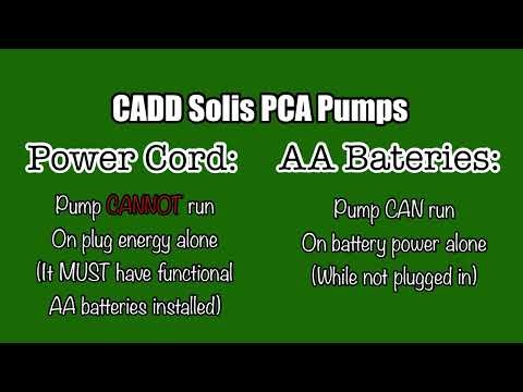 CADD Solis PCA Pump- Replacing AA Batteries
