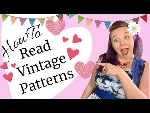 How To Read Vintage Sewing Patterns For Beginners