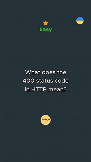 What Does the 400 Status Code in HTTP Mean? | Daily Web Questions 19