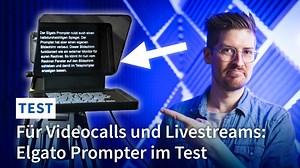 Für Videocalls und Livestreams: Elgato Prompter im Test