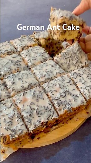 German Ant Cake (Ameisenkuchen) #shortsfeed #shorts #cake