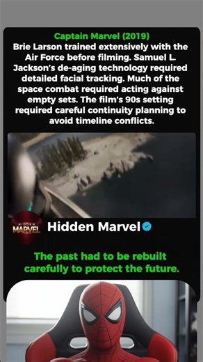 Captain Marvel (2019), The Scene Filmed in Total Isolation 🌊 #captainmarvel #marvel #mcu