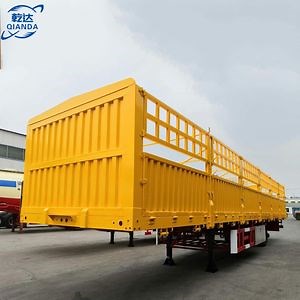 [Hot Item] Boutique Basket Semi - New Used Basket Livestock Transport Semi - Trailer for Sale at a Low Price