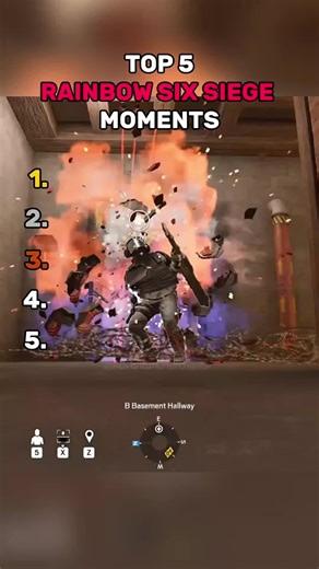 Top RAINBOW SIX SIEGE clips #top5 #r6xclipen #rainbowsixseige #clips #GamingOnTikTok