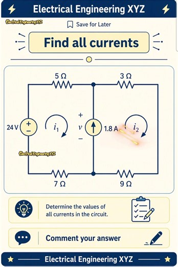 Circuits challenge 72626A63 #circuitanalysis #electricalengineering