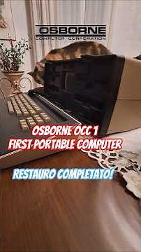 Osborne 1 il primo computer trasportabile della storia finalmente completo! #retrocomputing #vintage