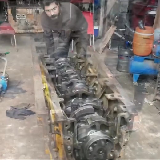 10K views · 167 reactions | Komatsu D355-A Bulldozer Engine Restoration How to Install & Restorate Komatsu Bulldozer Engine | Anil Kapoor | Facebook