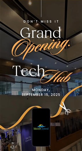 5K views · 18 reactions | Island Central Mactan Tech Hub — Your Trusted Partner in Gadgets & Repairs.  JOIN US FOR THE GRAND OPENING! AMAZING RAFFLE PRIZES AWAIT! 朗拾 #TechHub #IslandCentralMactan #GadgetExperts #ProfessionalTechCare #iPhoneRepair #SmartSolutions #TrustedTech #OneStopTechShop #CebuTech #TechMadeEasy | Island Central Mactan | Facebook