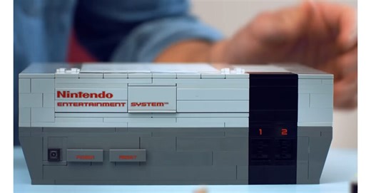Nintendo NES, aber aus LEGO: So funktioniert die Retro-Konsole aus Bauklötzen