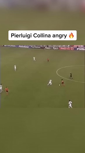 Legendary Referee Pierluigi Collina Angry Moments