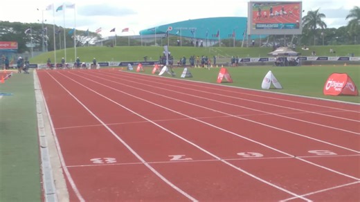 18K views · 115 reactions | Under-16 Men 100m Finals. #2024OceaniaAthleticsChampionship #HFCBankStadium | VITI FM | Facebook