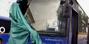 Indigo airlines bus catches fire, passengers rescued