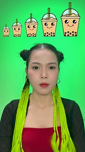 3.3M views · 10K reactions | Bubble Tea Emoji Food Mukbang Challenge 溜 #asmr #mukbang #challenge | Toby | Facebook