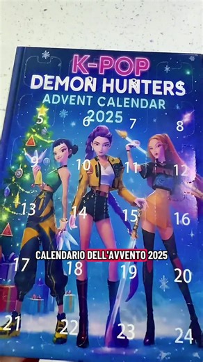 Calendario avvento K-pop demon hunters #kpop #tiktokshopblackfriday #calendarioavvento #natale