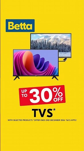 Betta Black Friday | Up to 50% Off Selected Models | November 2024