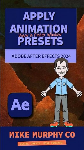 Apply Animation Presets in After Effects