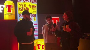LF System played a set of dance hits in an improvised off licence in Dennistoun last night, we caught up with the chart-topping duo who are no stranger to a Glasgow party. https://www.glasgowworld.com/best-in/watch-lf-system-celebrate-tennents-lager-in-intimate-pop-up-gig-space-4879831 | GlasgowWorld